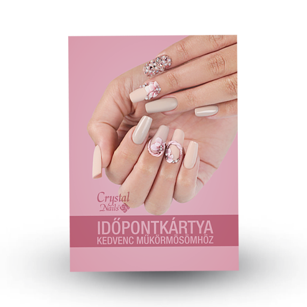 Crystal Nails Időpontkártya - #18